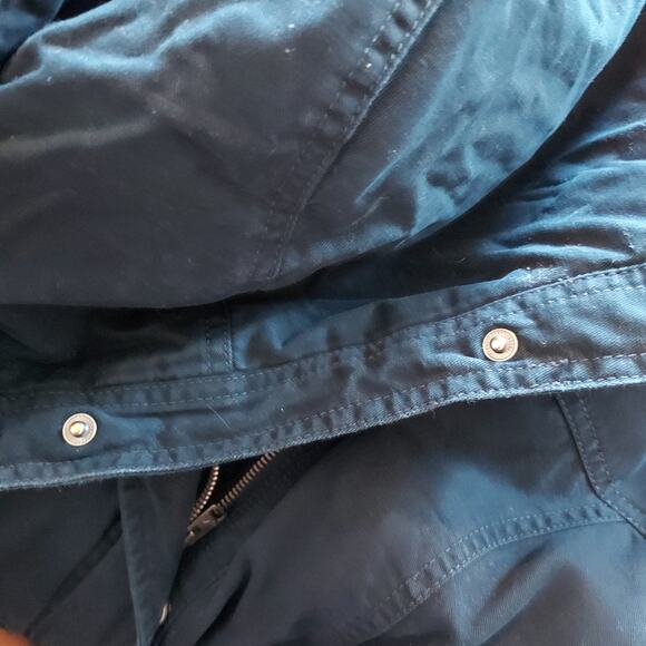 Hollister Navy Blue Fleece Lined Jacket Size L - Picture 7 of 11